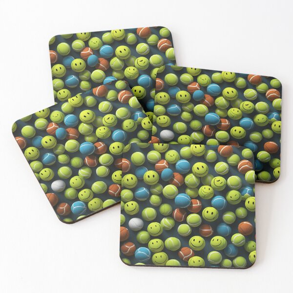 Item preview, Smiley tennis balls designed and sold by artworkpro2024.