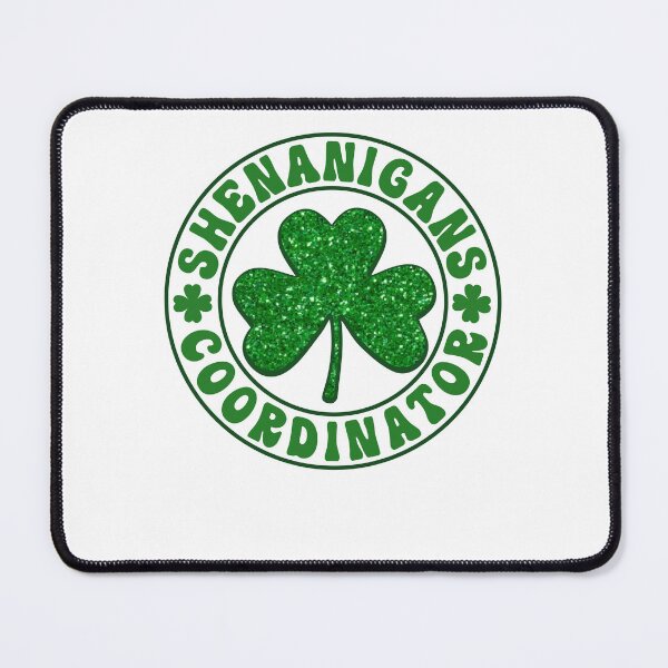Item preview, Shenanigans Coordinator Sequin Shamrock - St Patricks Day Teacher designed and sold by Smix Pixels.