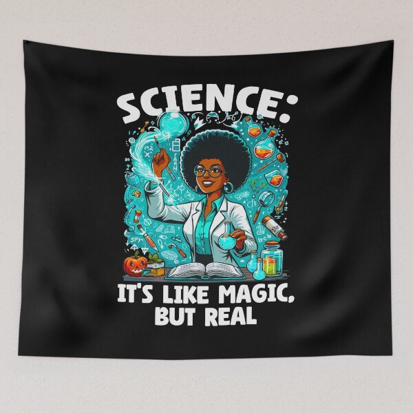 Item preview, Funny SCIENCE: It's Like Magic, But Real - Funny Women idea gift for Science teacher designed and sold by JUSTBEELEGANT.