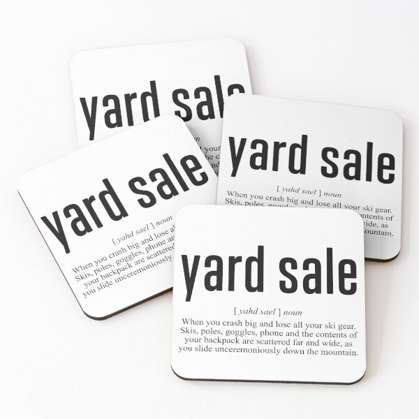 Item preview, Yard Sale Ski Definition designed and sold by BuyMooreThings.
