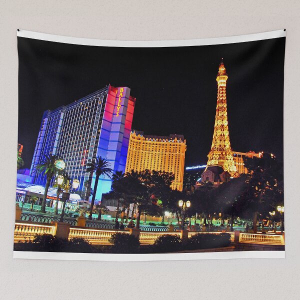Item preview, Eiffel Tower Paris and Ballys Hotel Las Vegas America designed and sold by AndyEvansPhotos.