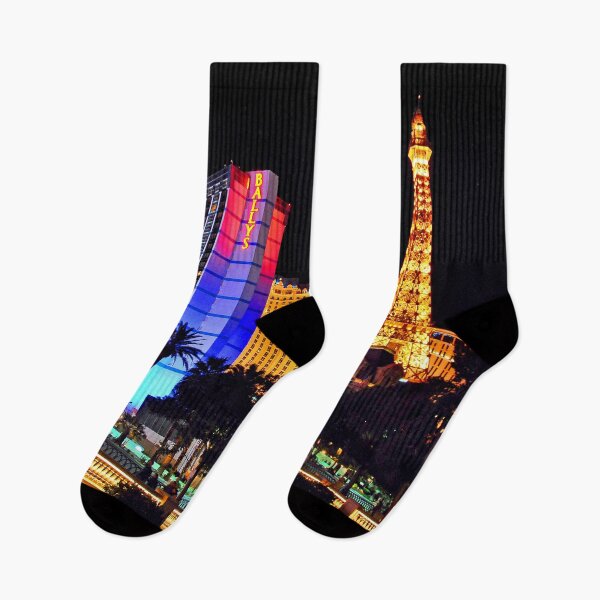 Artikelvorschau, Eiffelturm Paris und Ballys Hotel Las Vegas Amerika entworfen und verkauft von AndyEvansPhotos.