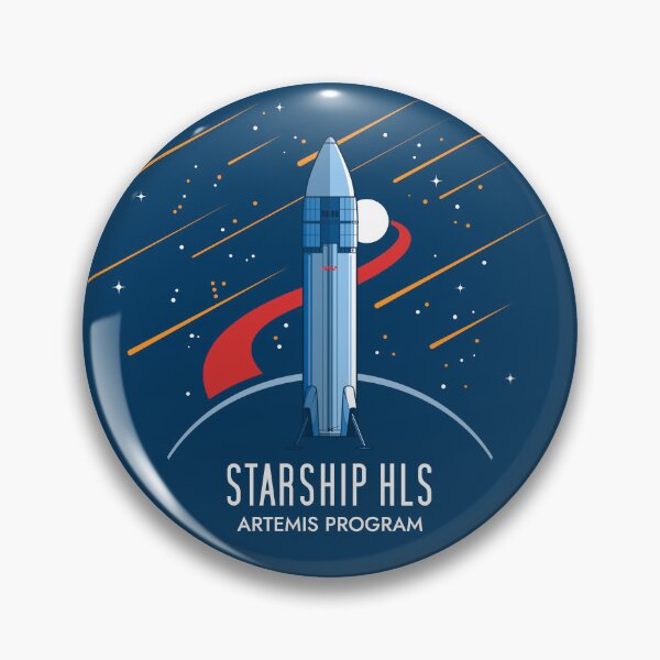 Item preview, Starship HLS. Artemis Program Mission Logo designed and sold by BGALAXY.