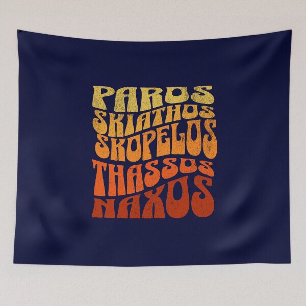 Item preview, Paros , Skiathos, Skopelos, Thassos, Naxos designed and sold by TheRightHonMP.