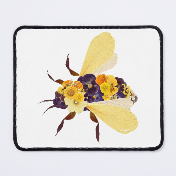 Item preview, Pressed Flower art 'BumbleBee', Bee Art designed and sold by Gifts With Nature.