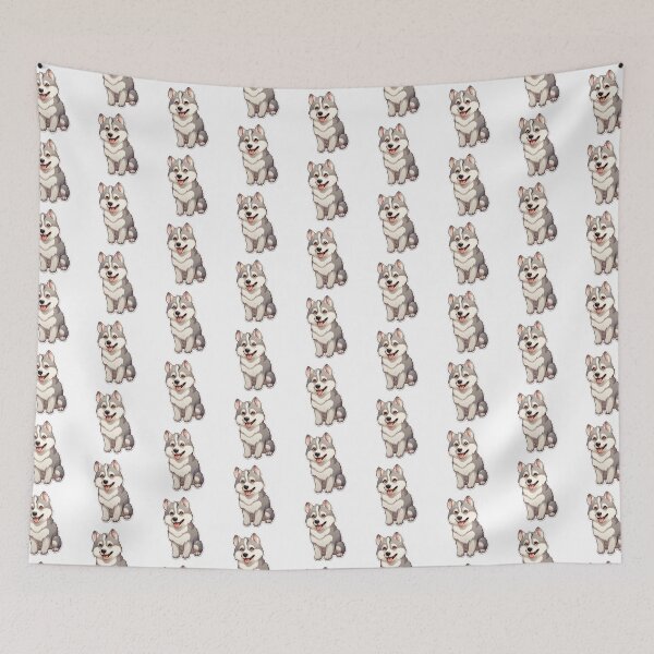 Item preview, Siberian Husky Kawaii Famous Dog Breeds Animal Inspired Art and Stickers designed and sold by CDC40.