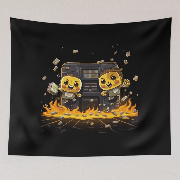 Item preview,  Сheerful characters  animation cartoon  designed and sold by VibeStyleShop.