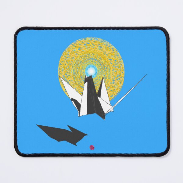Item preview, (Hand-drawn) Origami bird with golden mandala designed and sold by Whimsy Trail Co.