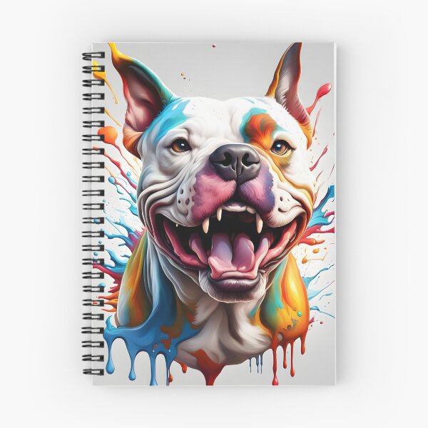 Aperçu de l'œuvre Pitbull coloré créée et vendue par Volcano17.