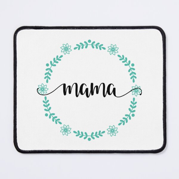 Item preview, Mama appreciation gift in green floral wreath designed and sold by EmeraldeaArt.