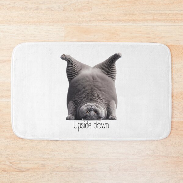 Item preview, British Cat Upside Down designed and sold by KaraTeProject.