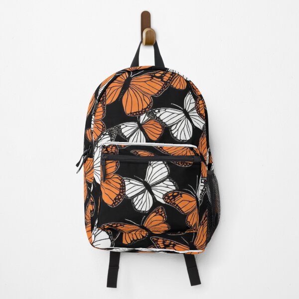 Item preview, Monarch Butterflies are in Shadow Orange Black and White designed and sold by Rosa Elena Albornoz Mendez.