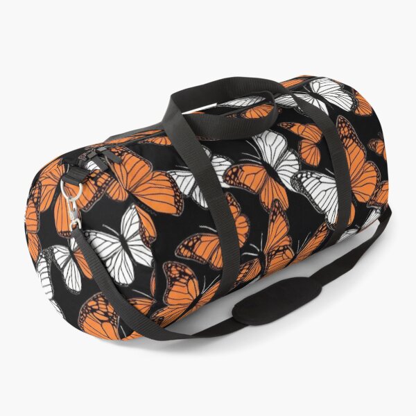 Item preview, Monarch Butterflies are in Shadow Orange Black and White designed and sold by Rosa Elena Albornoz Mendez.