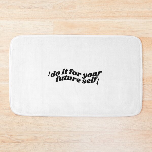Item preview, Do it for your future self - black motivational quote designed and sold by Cre8iveCat.