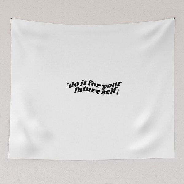 Item preview, Do it for your future self - black motivational quote designed and sold by Cre8iveCat.