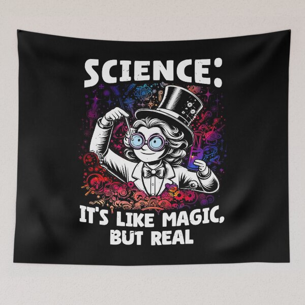 Item preview, Science: It's Like Magic, but Real - Funny Idea Gift for Science Teacher designed and sold by JUSTBEELEGANT.