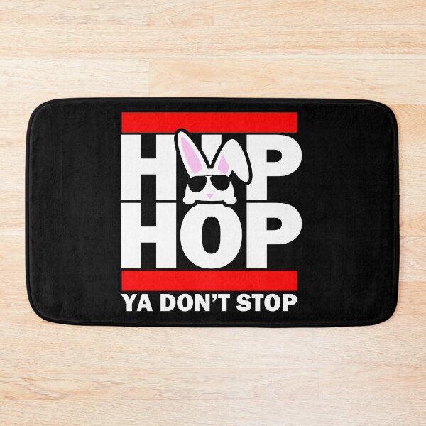 Item preview, HIP HOP ya don’t stop - FUN Easter Bunny Rap - 80s music - Rabbit lover - old school rap designed and sold by originalsusie.
