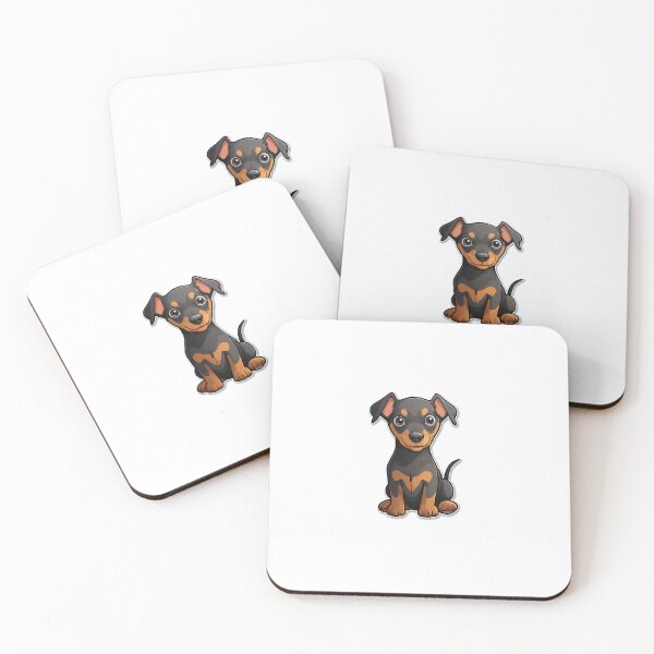 Item preview, Doberman Pinscher Kawaii Famous Dog Breeds Animal Inspired Art and Stickers designed and sold by CDC40.