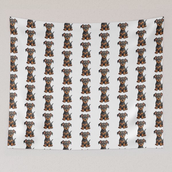 Item preview, Doberman Pinscher Kawaii Famous Dog Breeds Animal Inspired Art and Stickers designed and sold by CDC40.