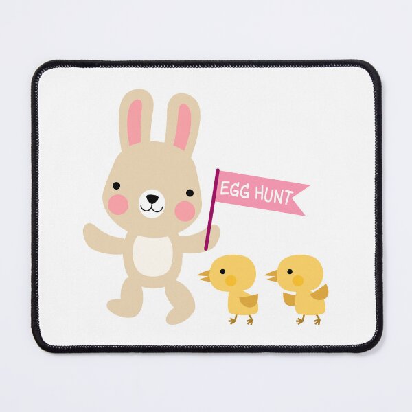 Item preview, Easter bunny rabbits with baby chicks and Easter eggs, designed and sold by NoeySmiley55.