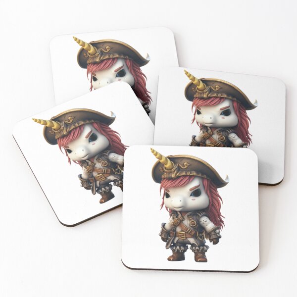 Item preview, Kawaii Unicorn Pirate designed and sold by KawaiiArtStyle.