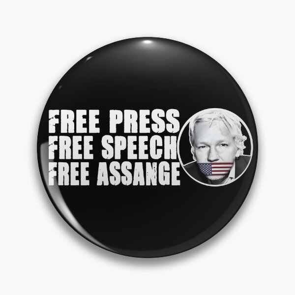 Item preview, Free Julian Assange designed and sold by Tia-tez.