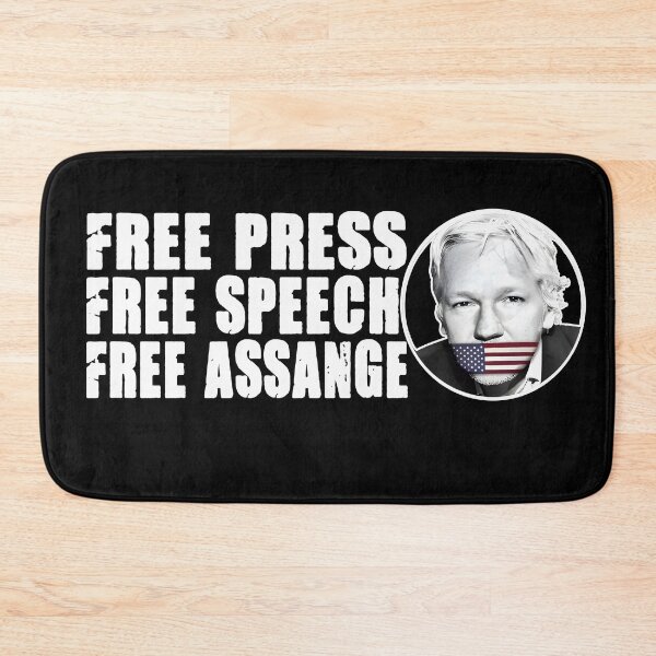Item preview, Free Julian Assange designed and sold by Tia-tez.