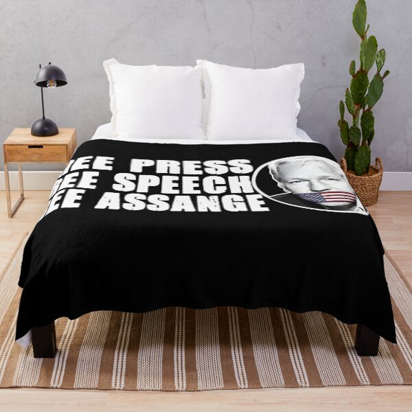 Item preview, Free Julian Assange designed and sold by Tia-tez.