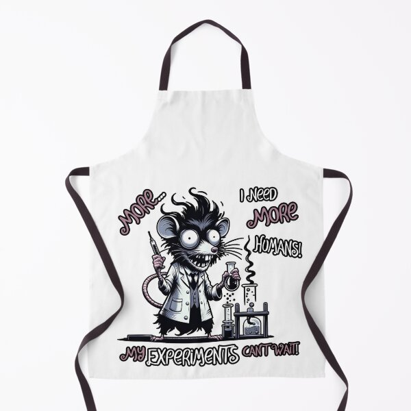 Item preview, More Humans Needed, Scientist Rat, Cute, Geek Humor designed and sold by shypixels.
