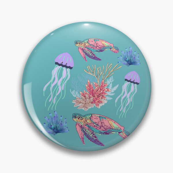 Item preview, Vibrant Marine Life - Intricate Oceanic Pattern designed and sold by Hill Strom.