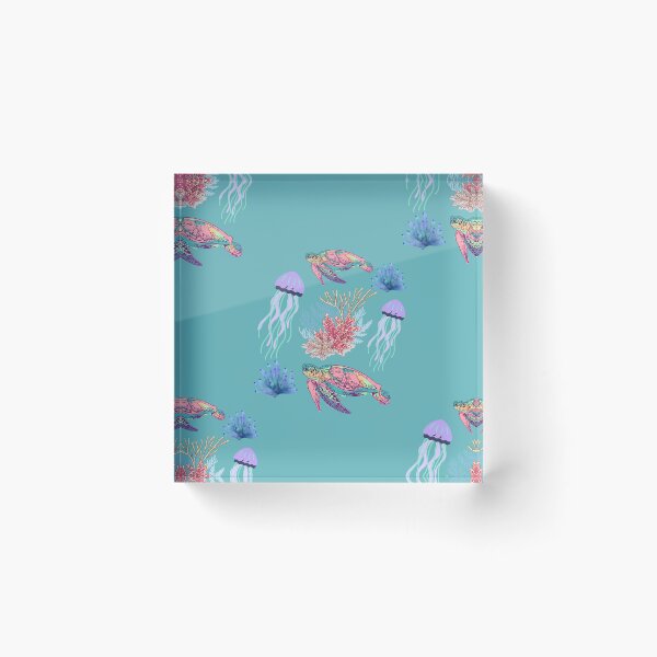 Item preview, Vibrant Marine Life - Intricate Oceanic Pattern designed and sold by Hill Strom.