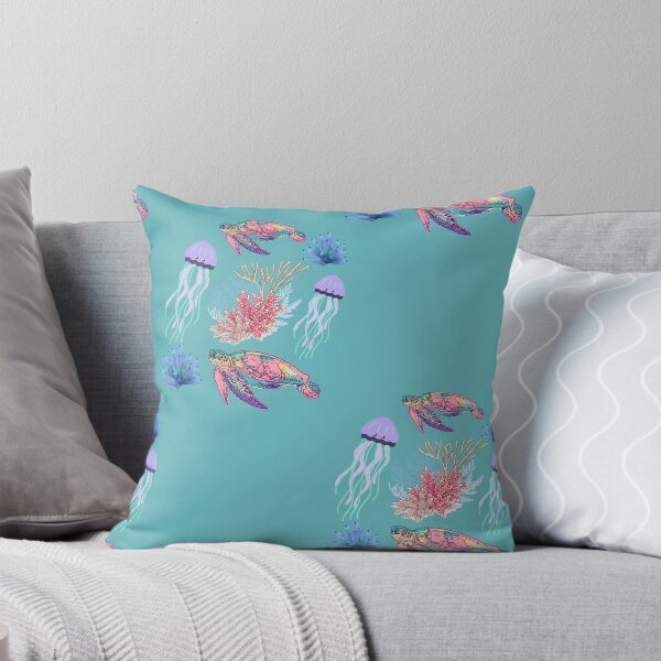 Item preview, Vibrant Marine Life - Intricate Oceanic Pattern designed and sold by Hill Strom.