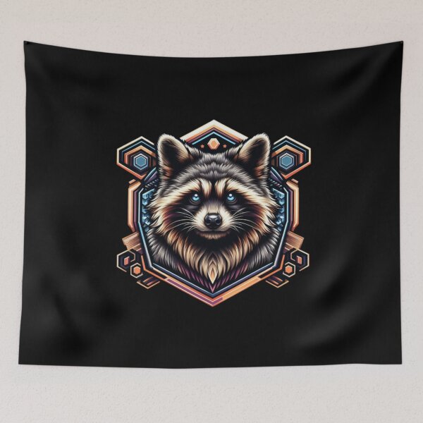 Item preview, The mischievous raccoon designed and sold by Laimiboz-art.