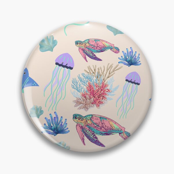 Item preview, Ocean Harmony: A Vibrant Marine Life Pattern designed and sold by Hill Strom.