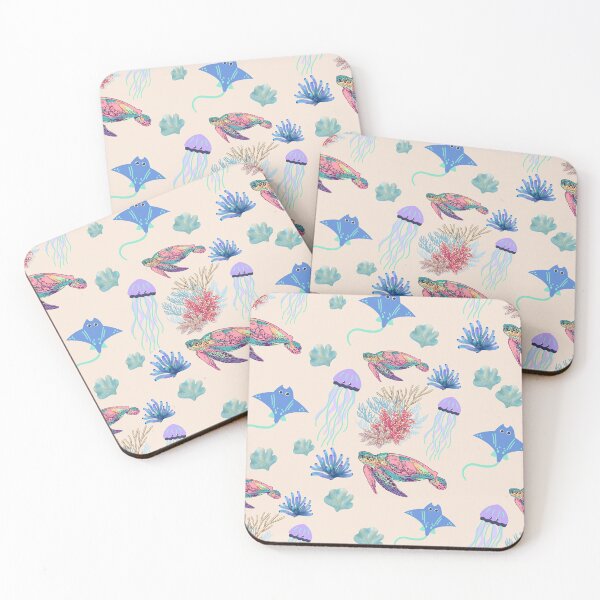 Item preview, Ocean Harmony: A Vibrant Marine Life Pattern designed and sold by Hill Strom.