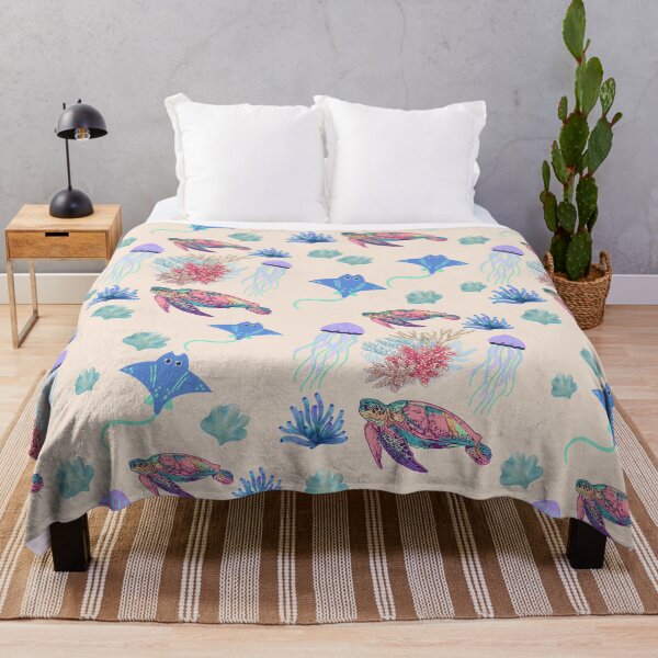 Item preview, Ocean Harmony: A Vibrant Marine Life Pattern designed and sold by Hill Strom.