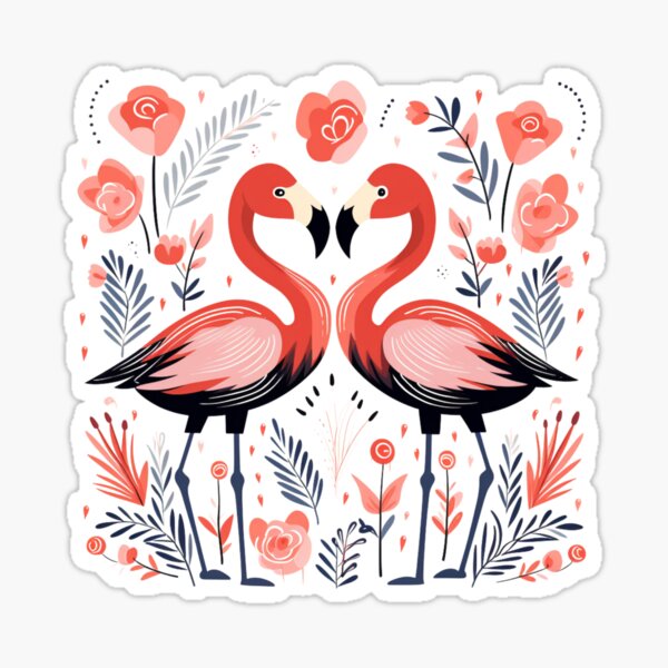 Artikel-Vorschau von Atem der Natur: Flamingo zwischen den Blumen_1, designt und verkauft von BorczVisuals.