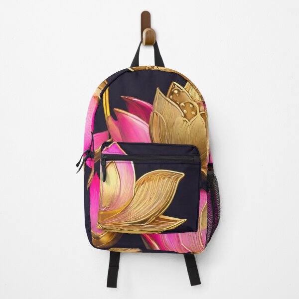Item preview, GOLD & FUCHSIA LOTUS DESIGN designed and sold by asudesign.