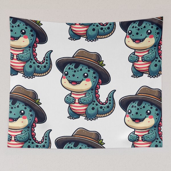 Item preview, Cool Gila Monster in Hat designed and sold by ArtfulWeave.