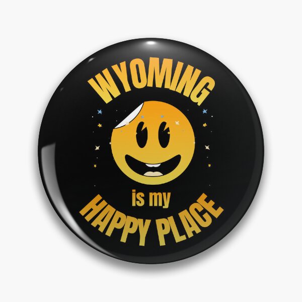 Item preview, Wyoming is my happy place designed and sold by ByDesign61.