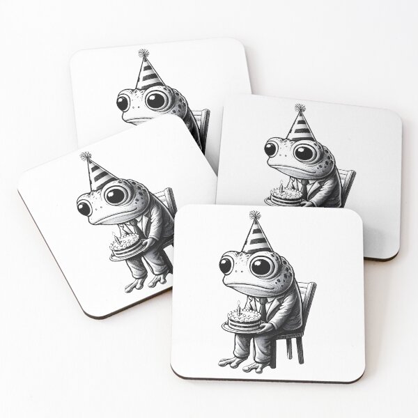 Item preview, Sad frog Happy birthday  designed and sold by Anbe_design.