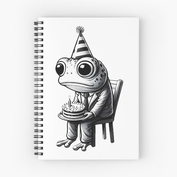 Item preview, Sad frog Happy birthday  designed and sold by Anbe_design.