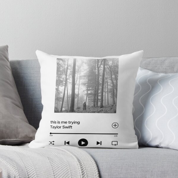 Artikelvorschau, Taylor Swift Das ist mein Song-Musik-Player Spotify Schwarz-Weiß-Folklore entworfen und verkauft von r2e1a.