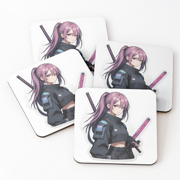 Item preview, Stealthy Anime warrior with weapon 2 designed and sold by manmeet-s.