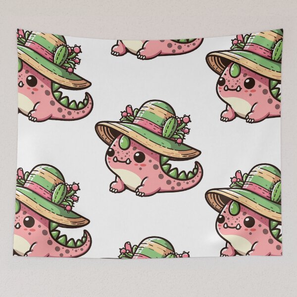 Item preview, Stylish Gila Monster with Hat designed and sold by ArtfulWeave.