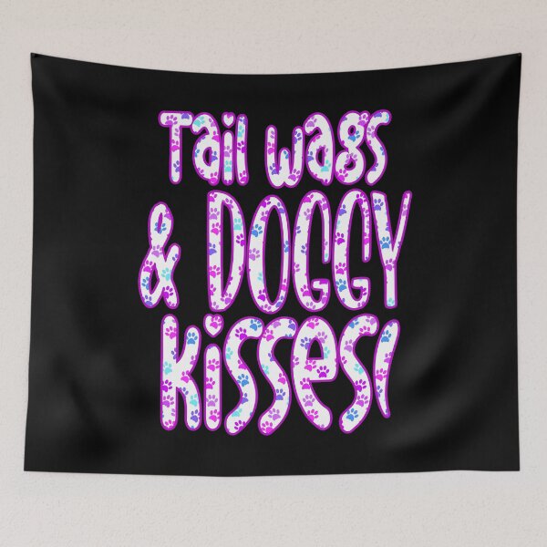 Item preview, tail wags and doggy kisses designed and sold by creativerooney.