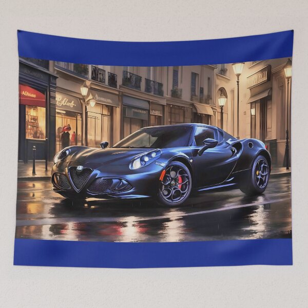 Item preview, At night in Paris with the Alfa Romeo 4C designed and sold by Glineur.