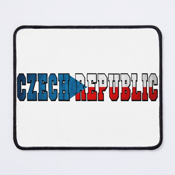 Item preview, Czech Republic Country Flag Typography designed and sold by TravelWish.