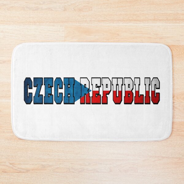 Item preview, Czech Republic Country Flag Typography designed and sold by TravelWish.