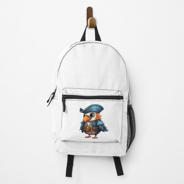 Item preview, Kawaii Blue Parrot Pirate designed and sold by KawaiiArtStyle.